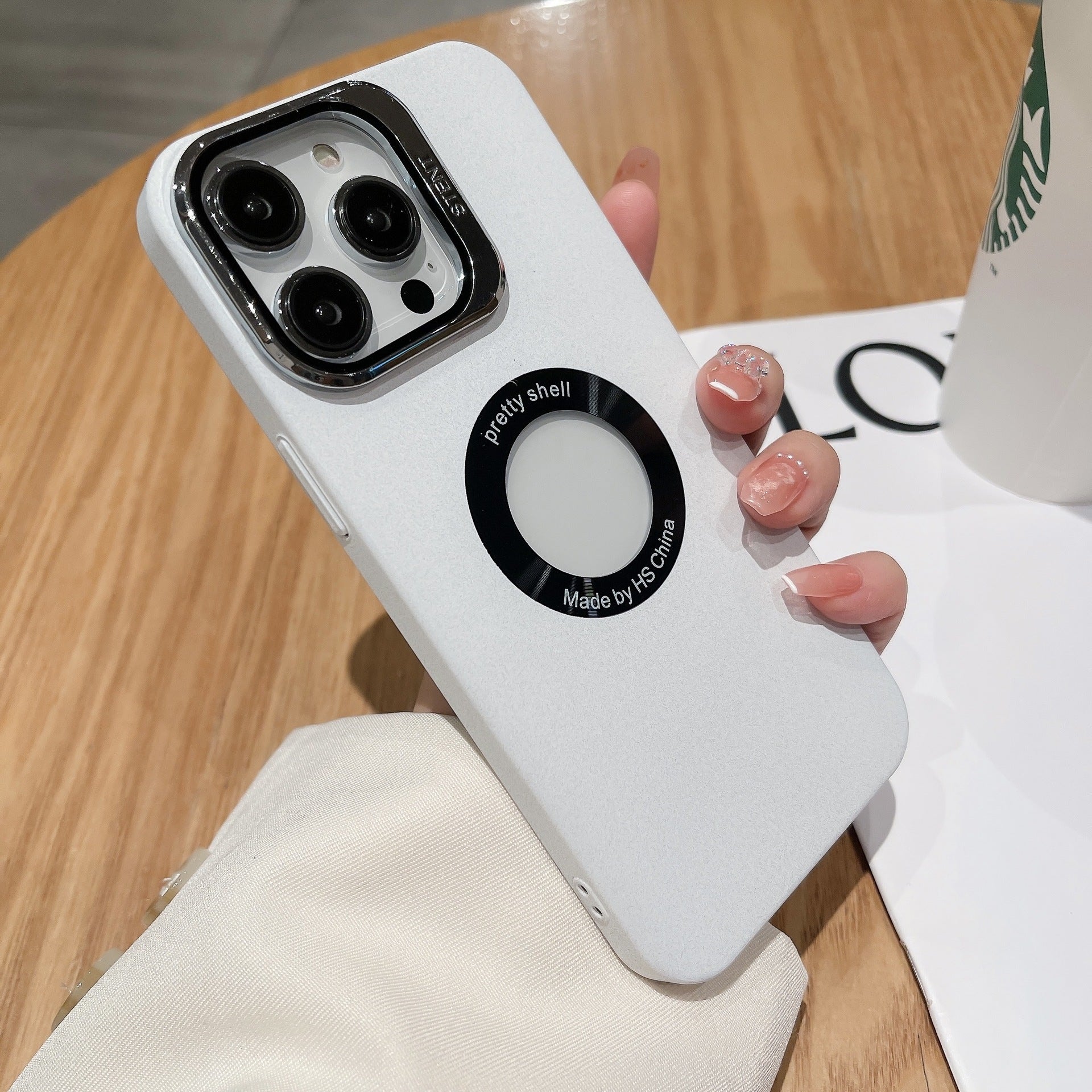 For iPhone 13 Pro Max 6.7 inch Camera Lens Frame Kickstand Cover Logo View Hard PC Matte Phone Case For iPhone 13 Pro Max 6.7 inch Camera Lens Frame Kickstand Cover Logo View Hard PC Matte Phone Case